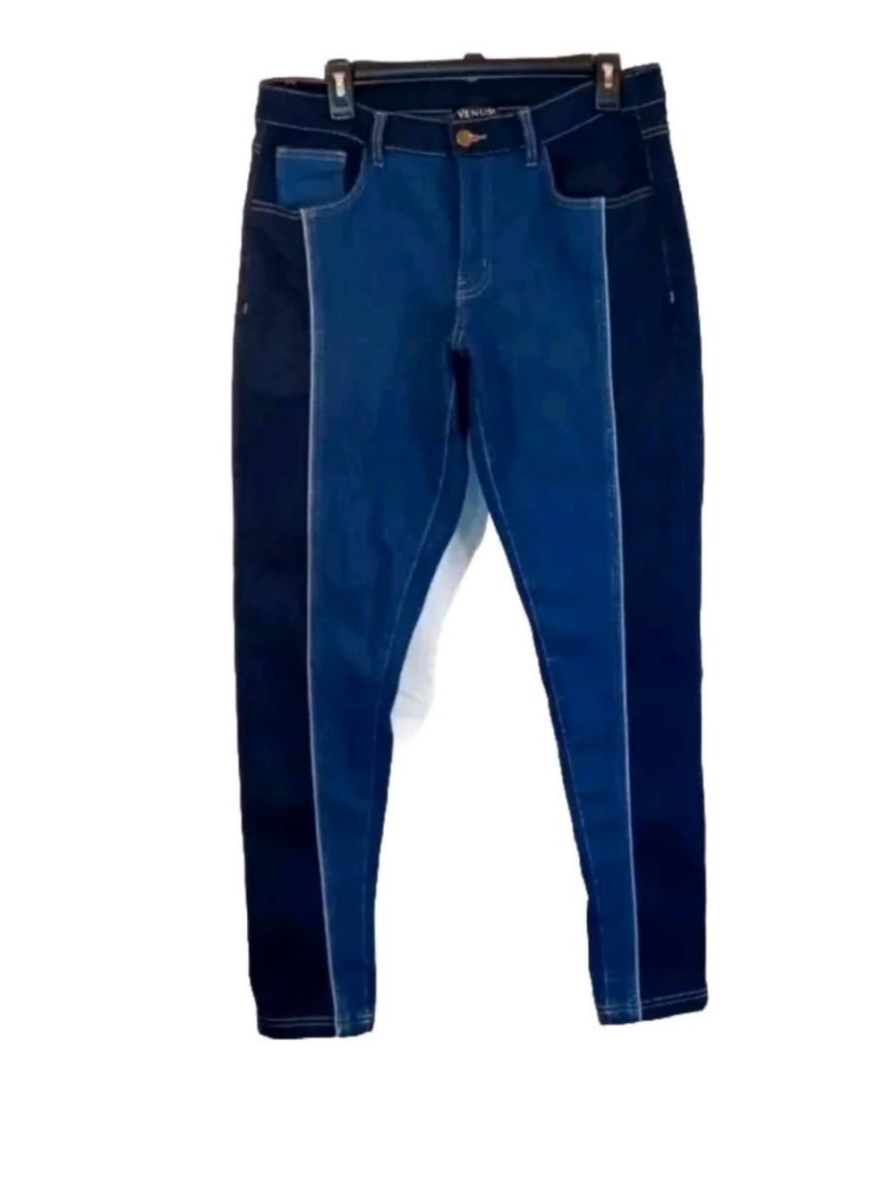 VENUS women’s Indigo Blue Denim Jeans with Contrast Stitching 16